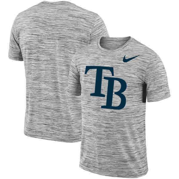 Tampa Bay Rays Nike Heathered Black Sideline Legend Velocity Travel Performance T-Shirt,We sell and wholesale Tampa Bay Rays Nike Heathered Black Sideline Legend Velocity Travel Performance T-Shirt on line form chian!